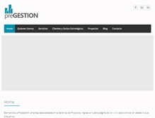 Tablet Screenshot of pregestion.com